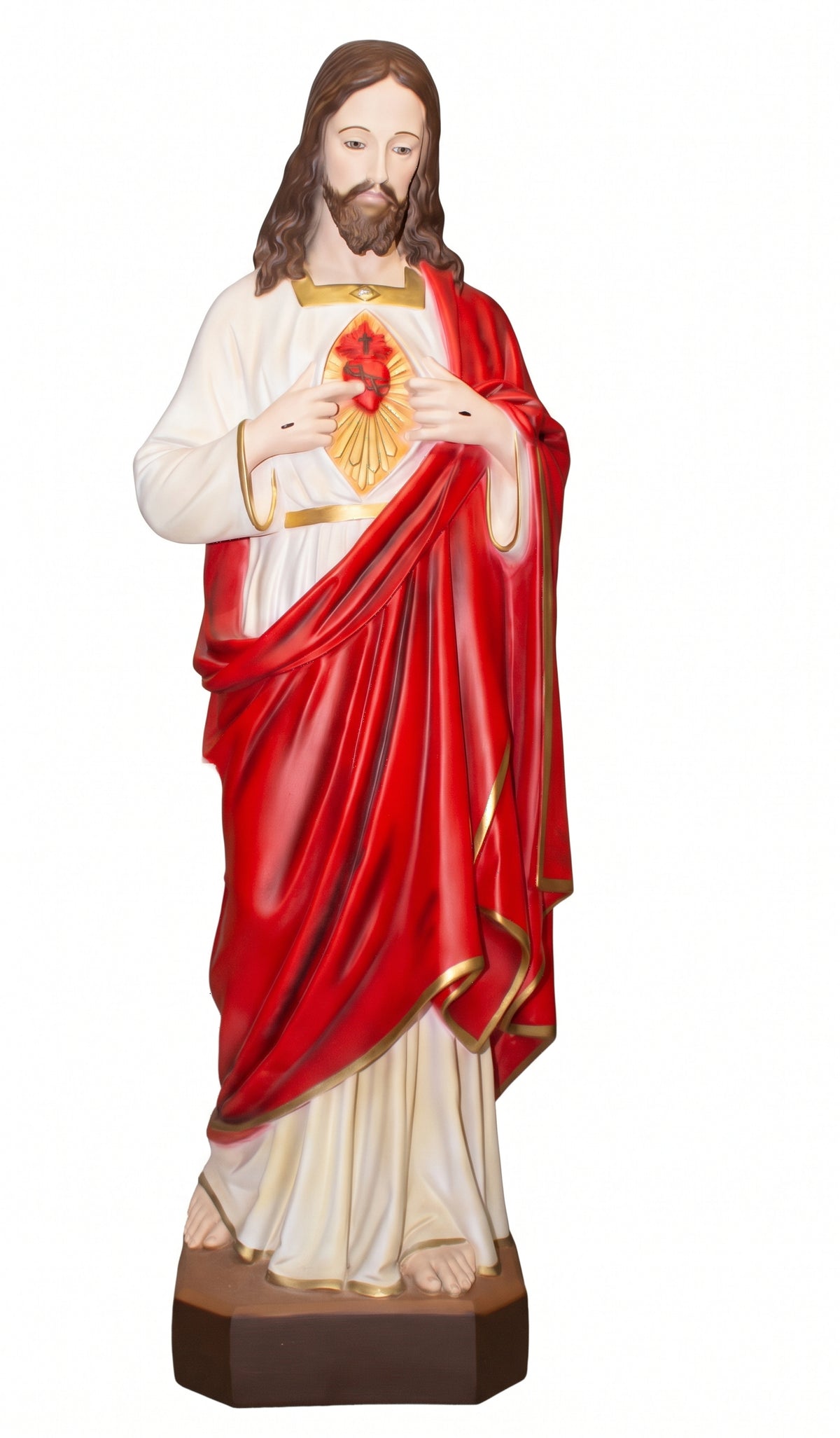 The Faith Gift Shop  Sacred Heart of Jesus statue - Hand Painted in Italy - Our Tuscany Collection - / Sagrado Corazon de Jesus
