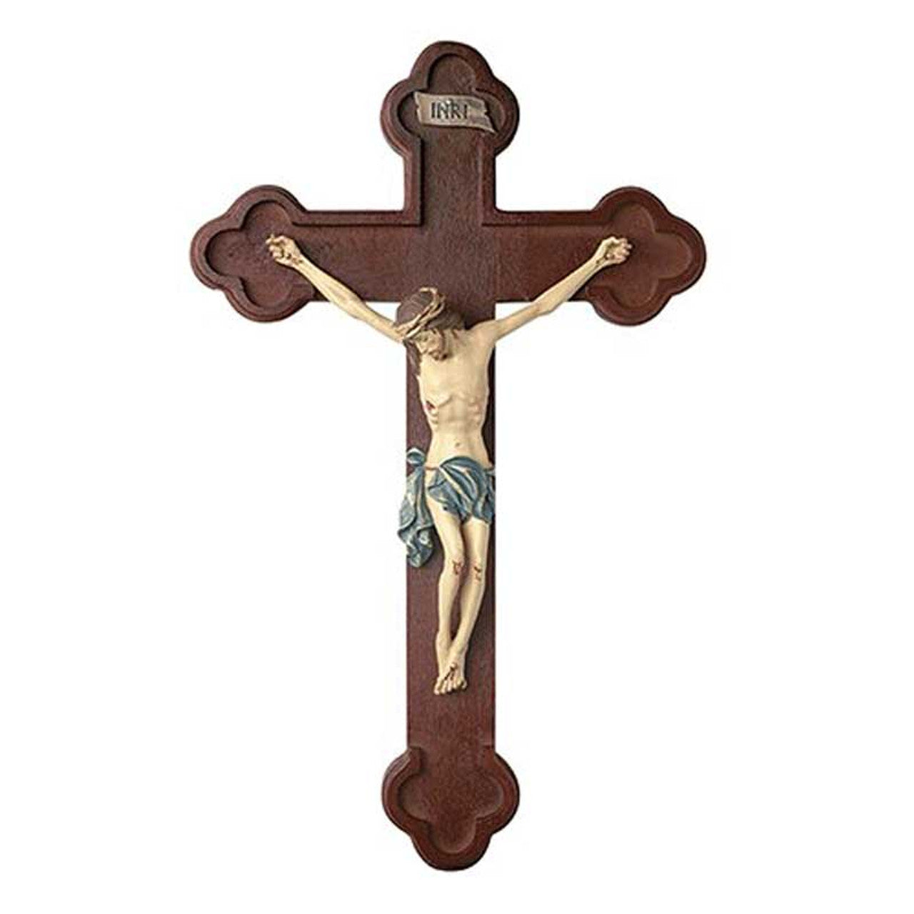 10" H Tomaso Budded Crucifix