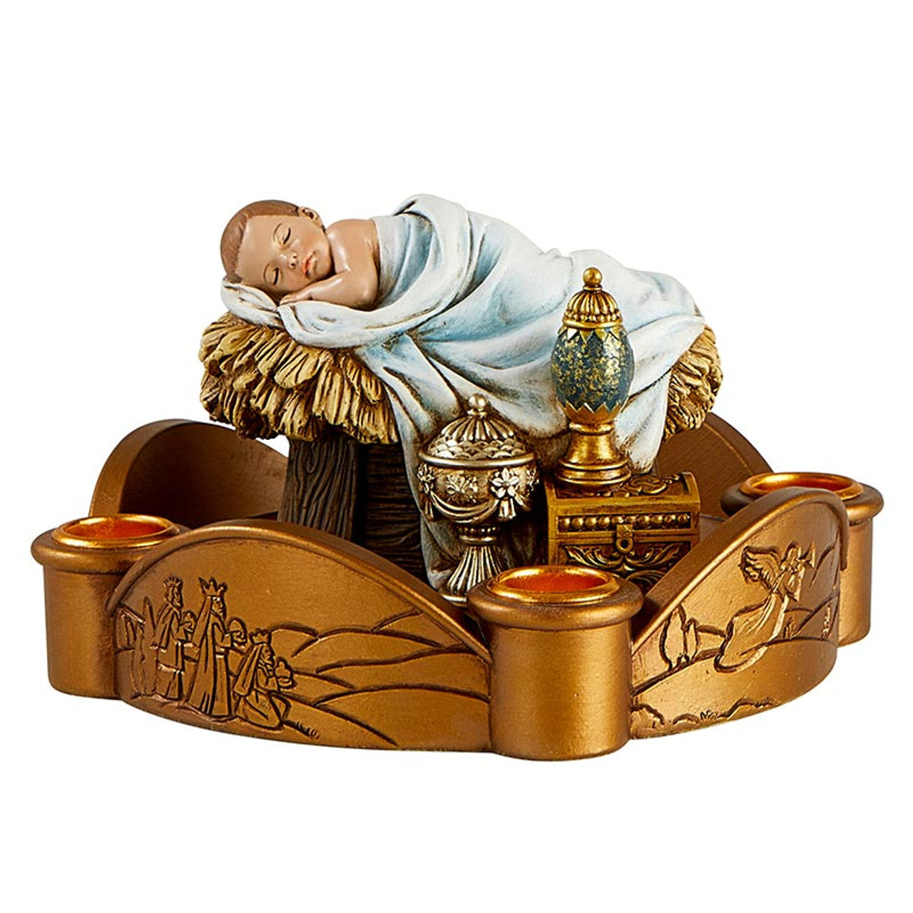 Christ Child Nativity Candleholder