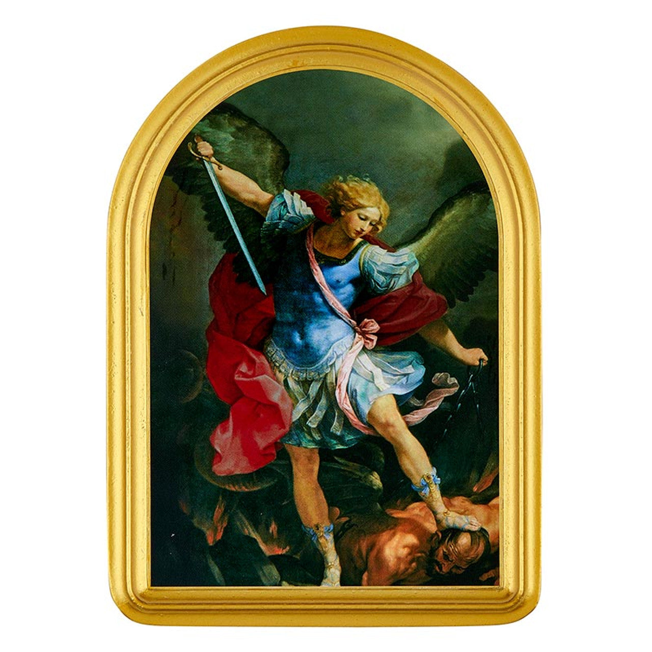 Sacred Blessings Wood Plaque - Saint Michael