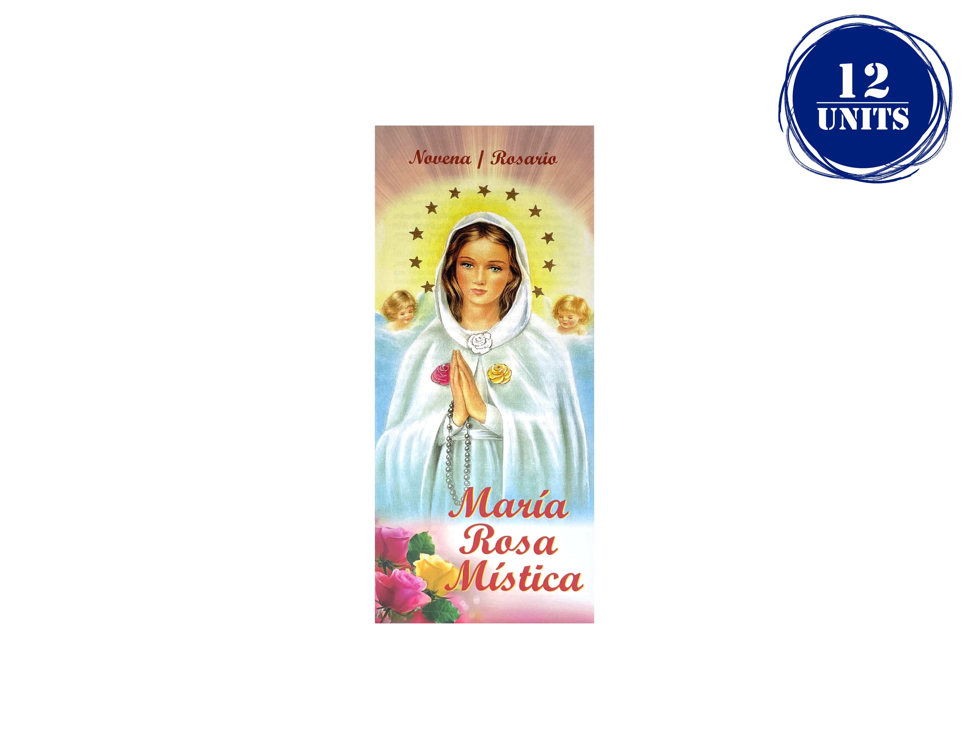 Plegable Novena y Rosario Maria Rosa Mística