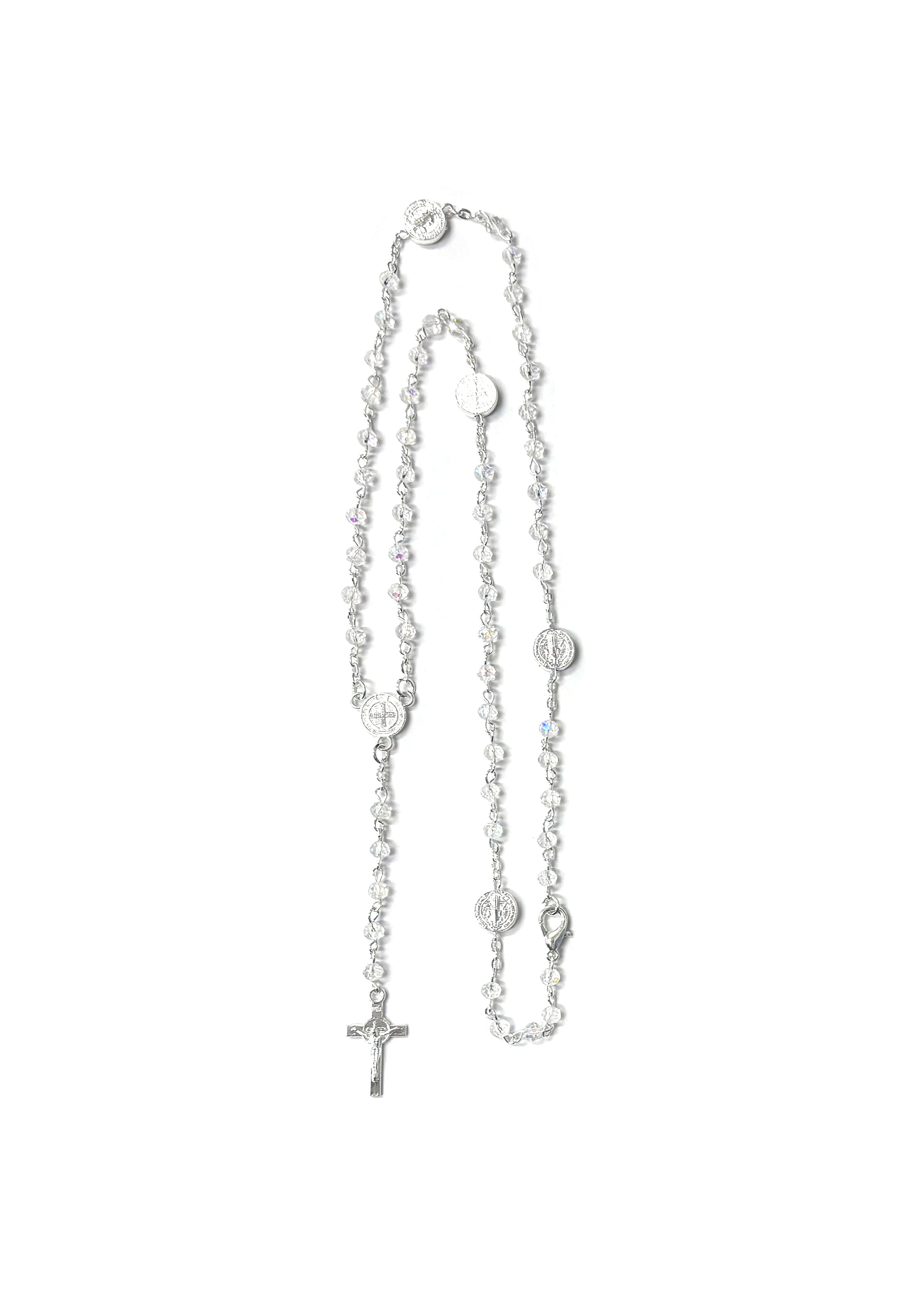 Tiny beads Saint Benedict rosary