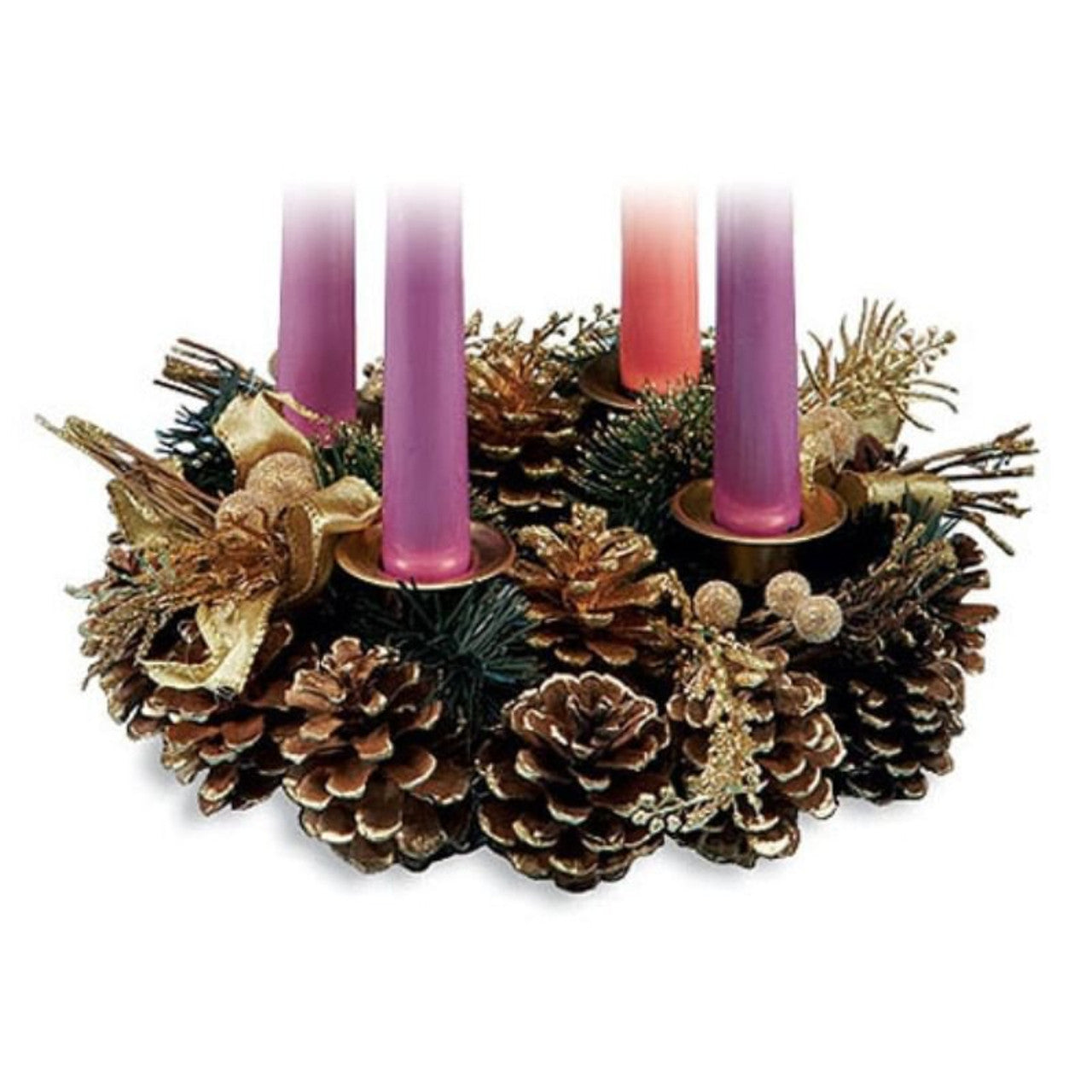 Pine Cone Advent Wreath