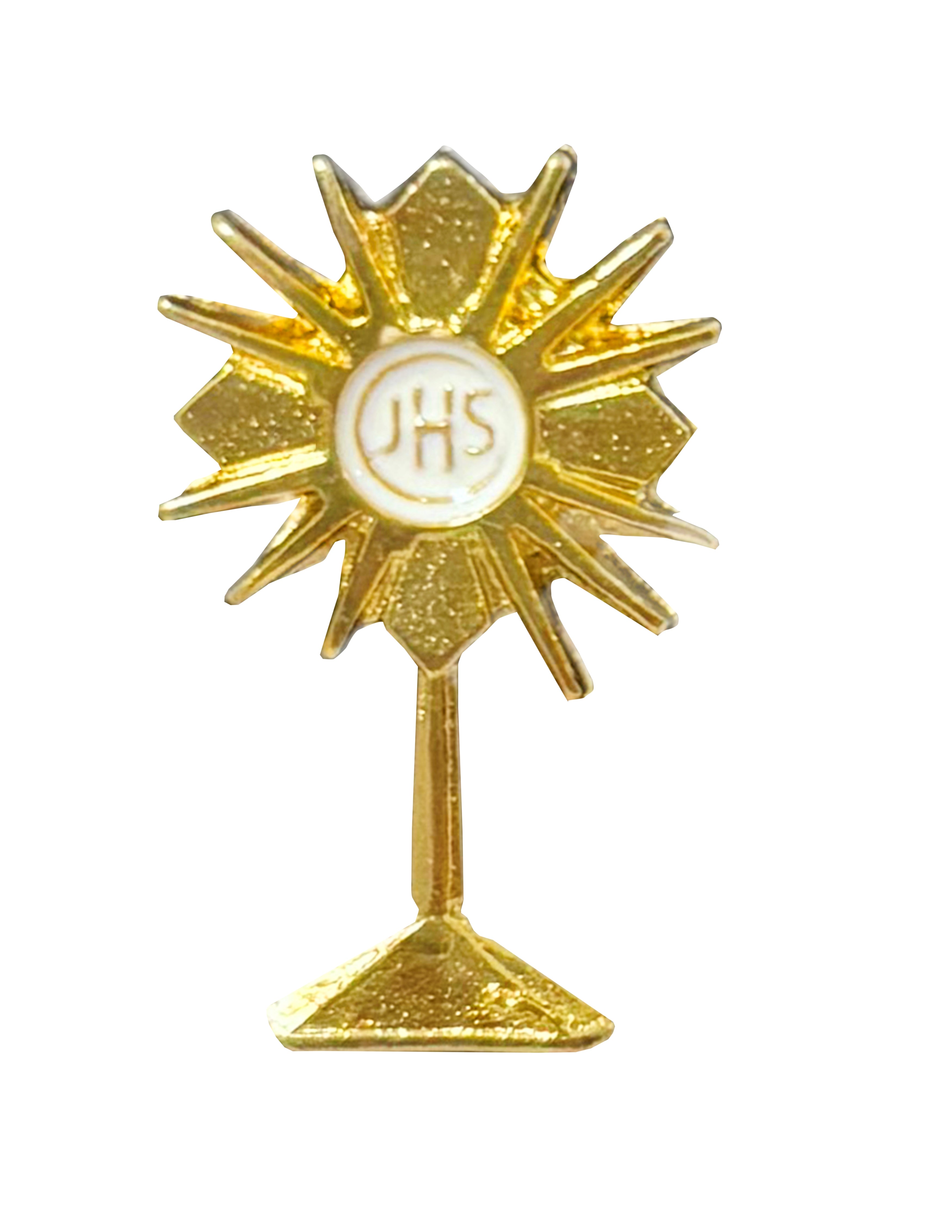 Gold accent catholics lapel pins