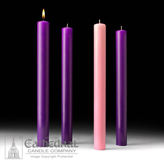 Advent Candle Set 1-1/2 X 16
