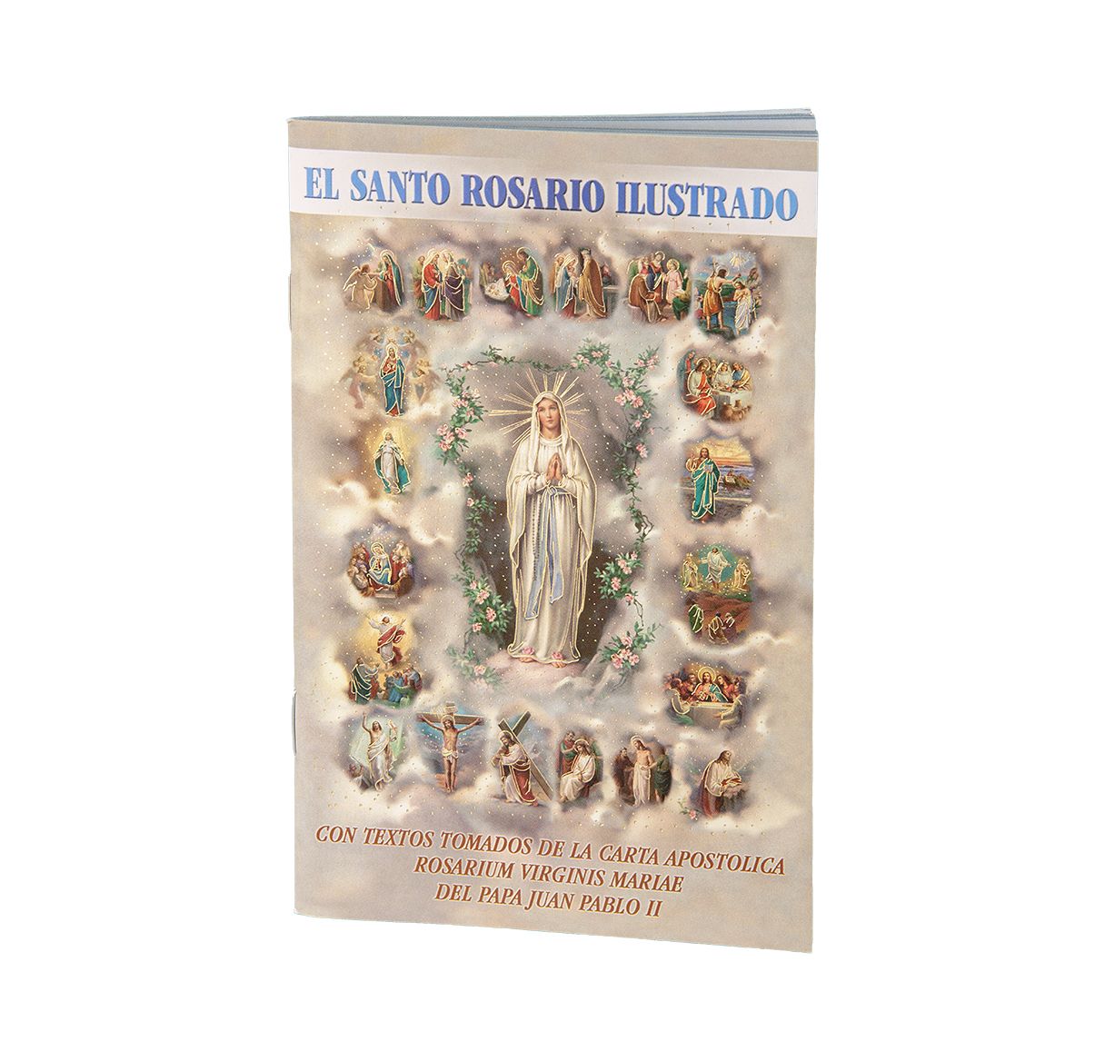 The Holy Rosary Illustrated Book in Spanish