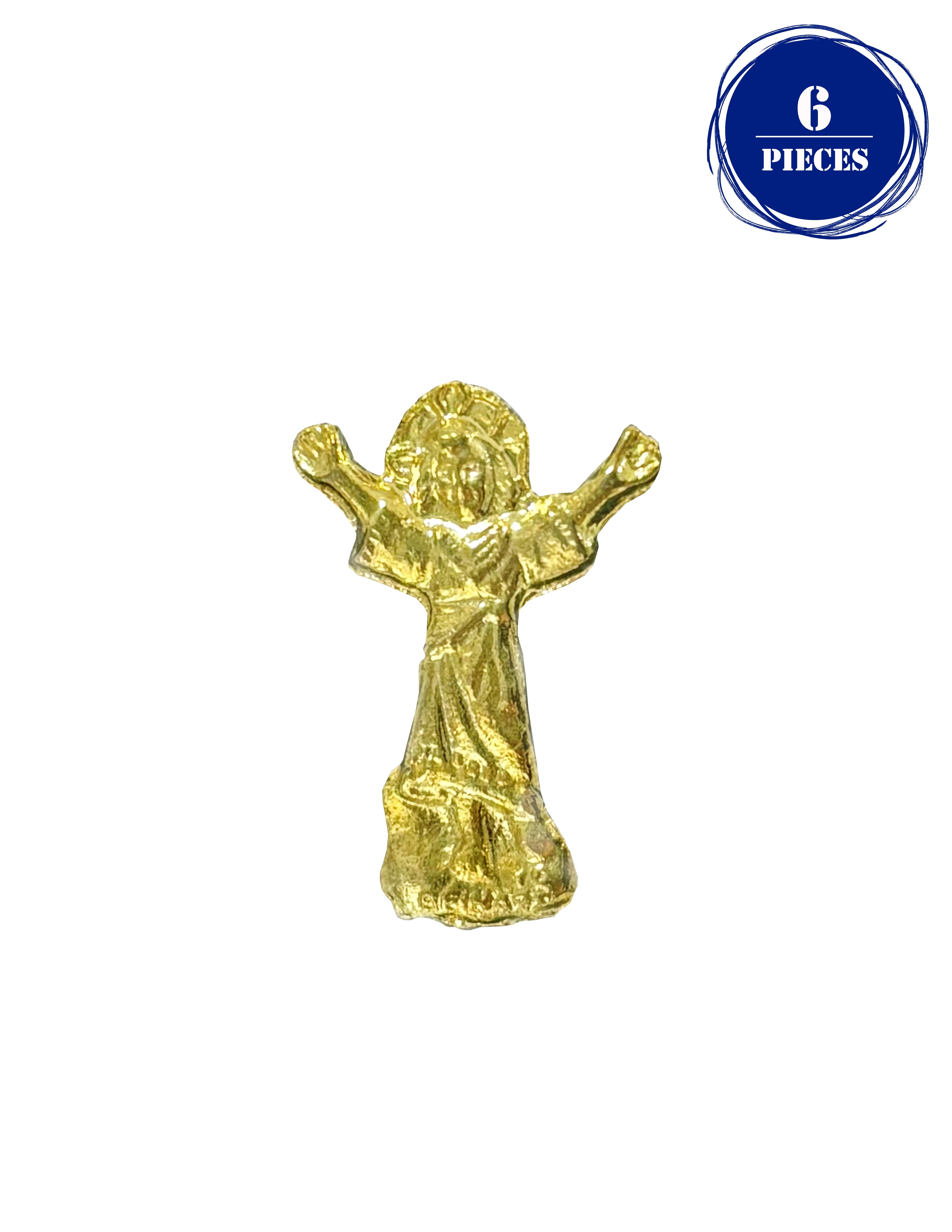 Gold accent catholics lapel pins