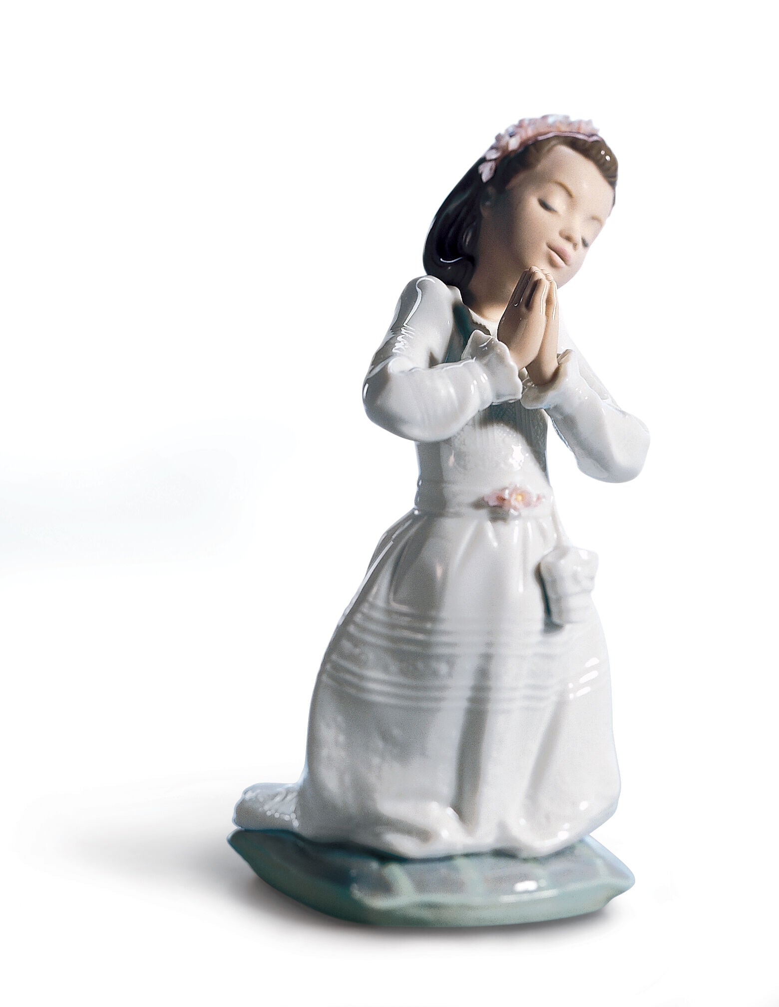 Communion Prayer Girl Figurine