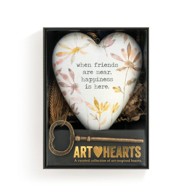 Friends & Happiness Art Heart