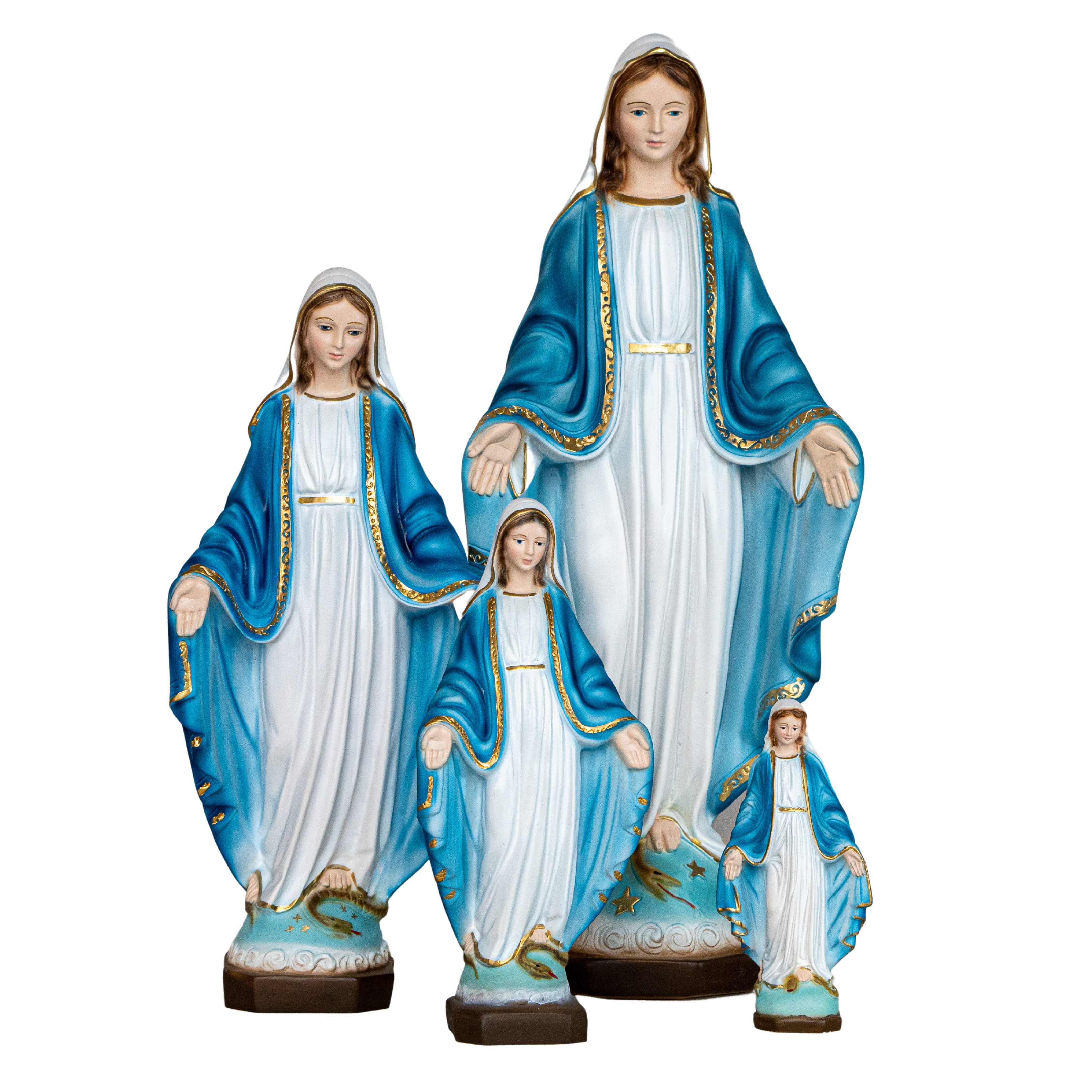 Catholic Lot of 3 Our Lady of Grace Miraculous Medal Religious