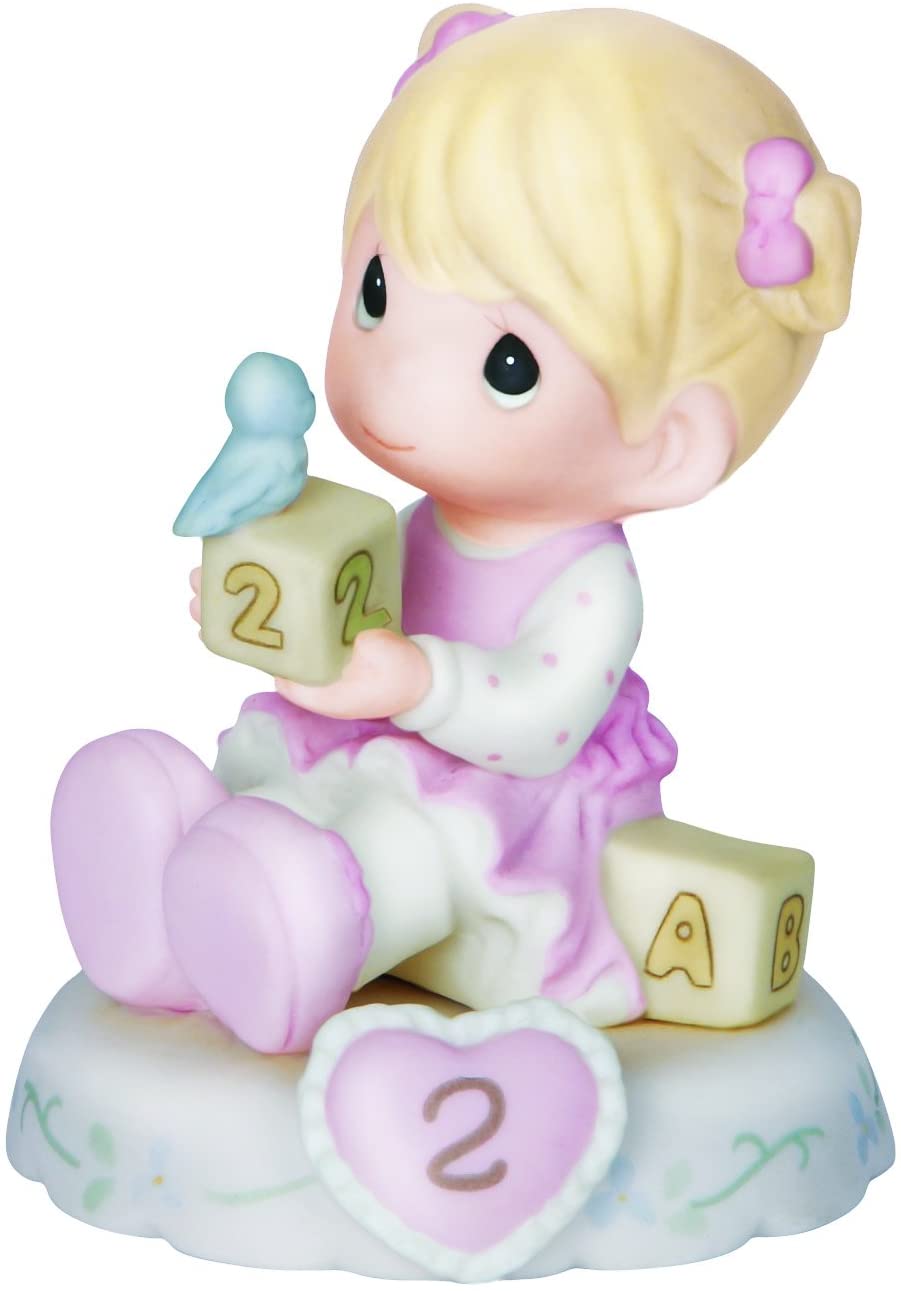 Precious Moments, Growing In Grace, Age 2, Bisque Porcelain Figurine