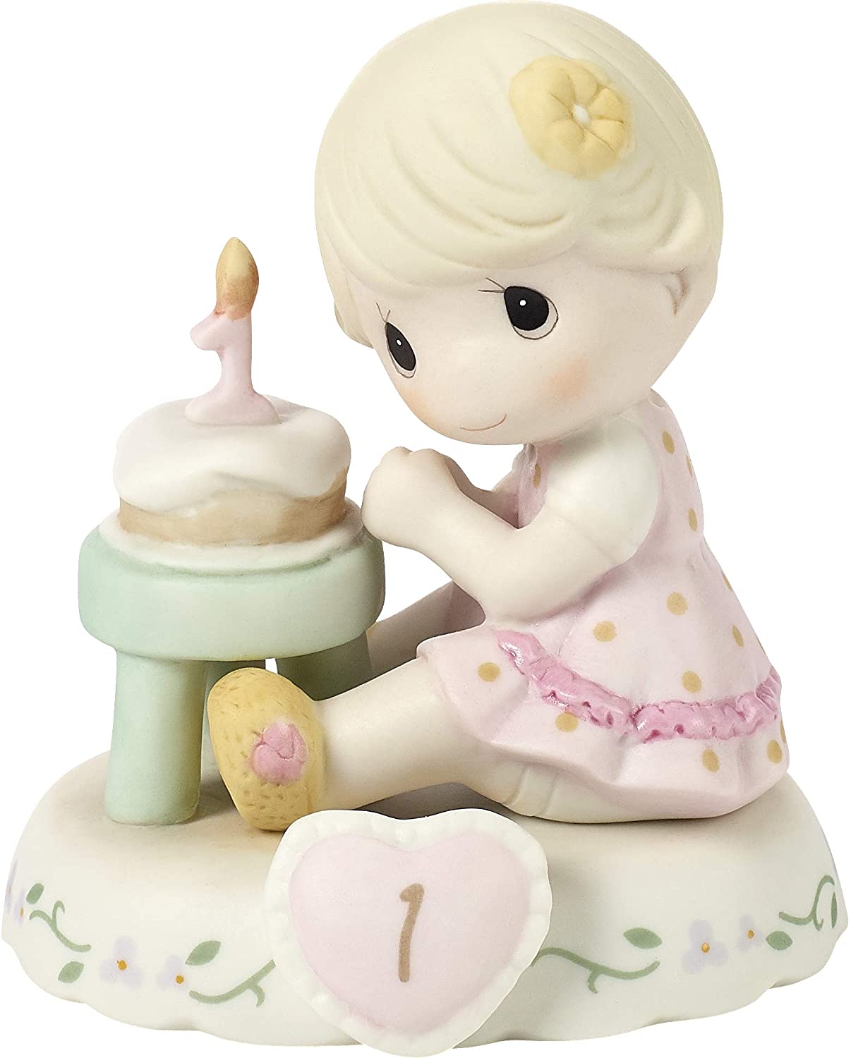 Precious Moments, Growing In Grace, Age 1, Bisque Porcelain Figurine