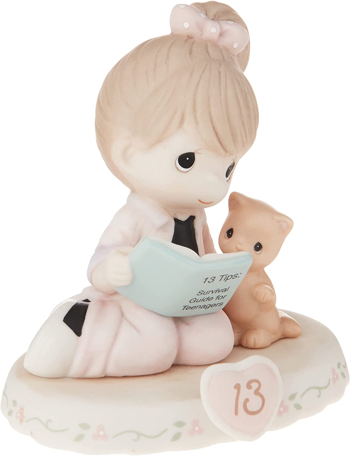 Precious Moments Growing In Grace, Age 13, Bisque Porcelain Figurine