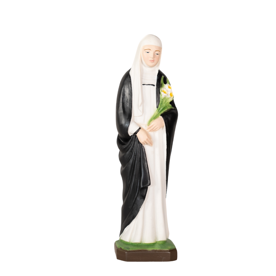 The Faith Gift Shop Saint Catherine of Siena statue - Hand Painted in Italy - Our Tuscany Collection - Estatua de Santa Catarina de Siena