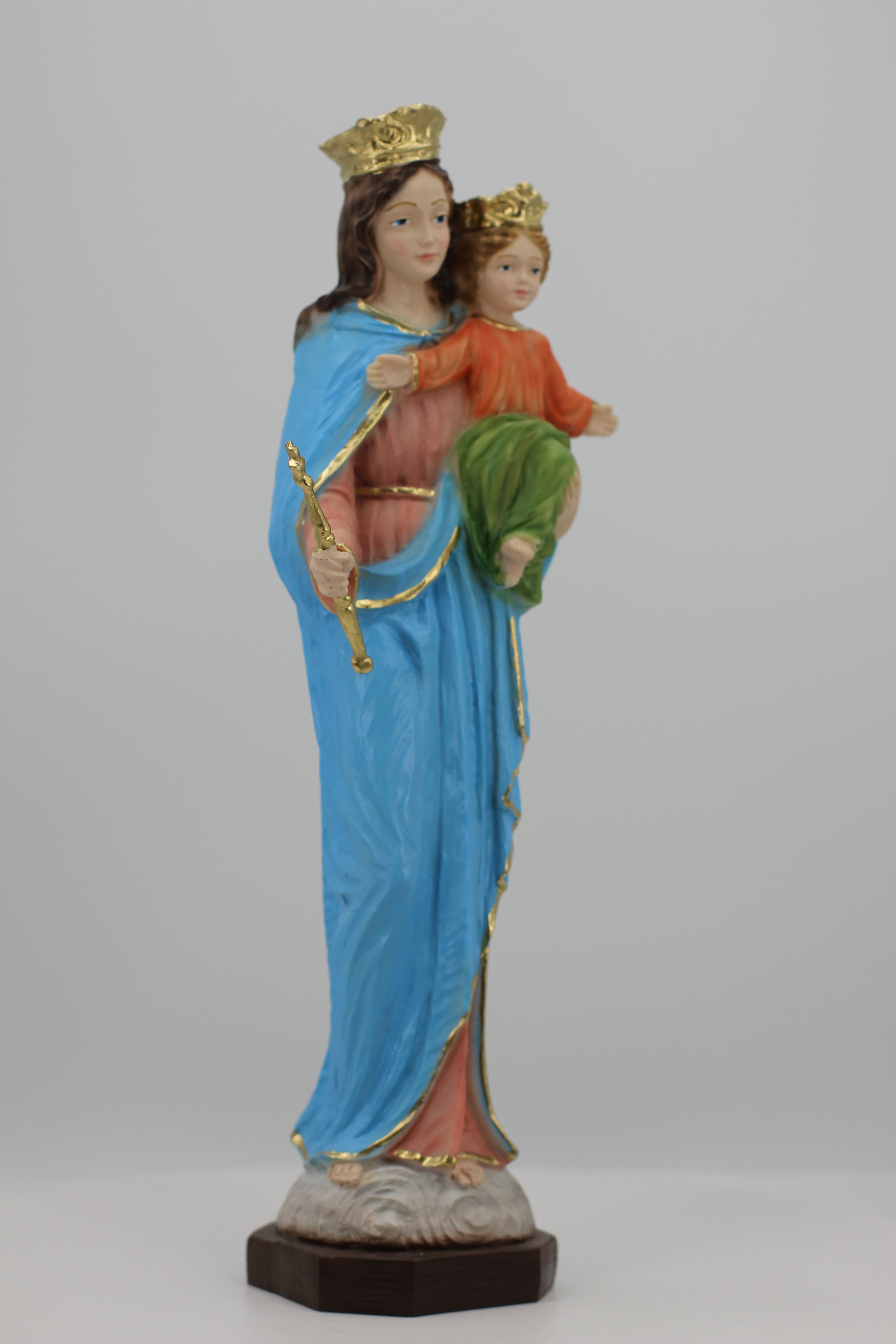 The Faith Gift Shop Mary Help of Christians- Hand Painted in Italy - Our Tuscany Collection -  Maria Auxiliadora