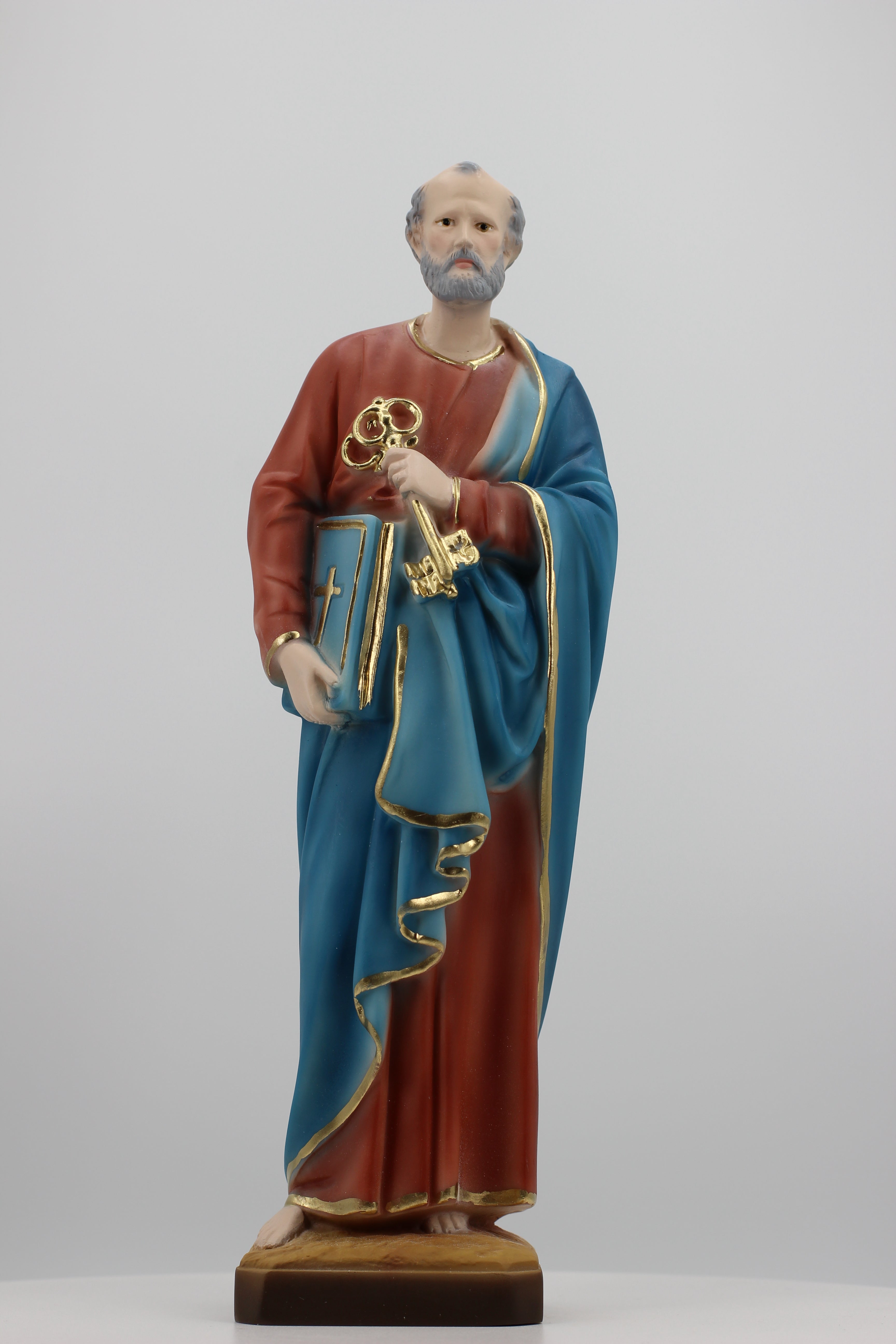 The Faith Gift  Shop Saint Peter  statue - Hand Painted in Italy - Our Tuscany Collection -Estatua de San Pedro