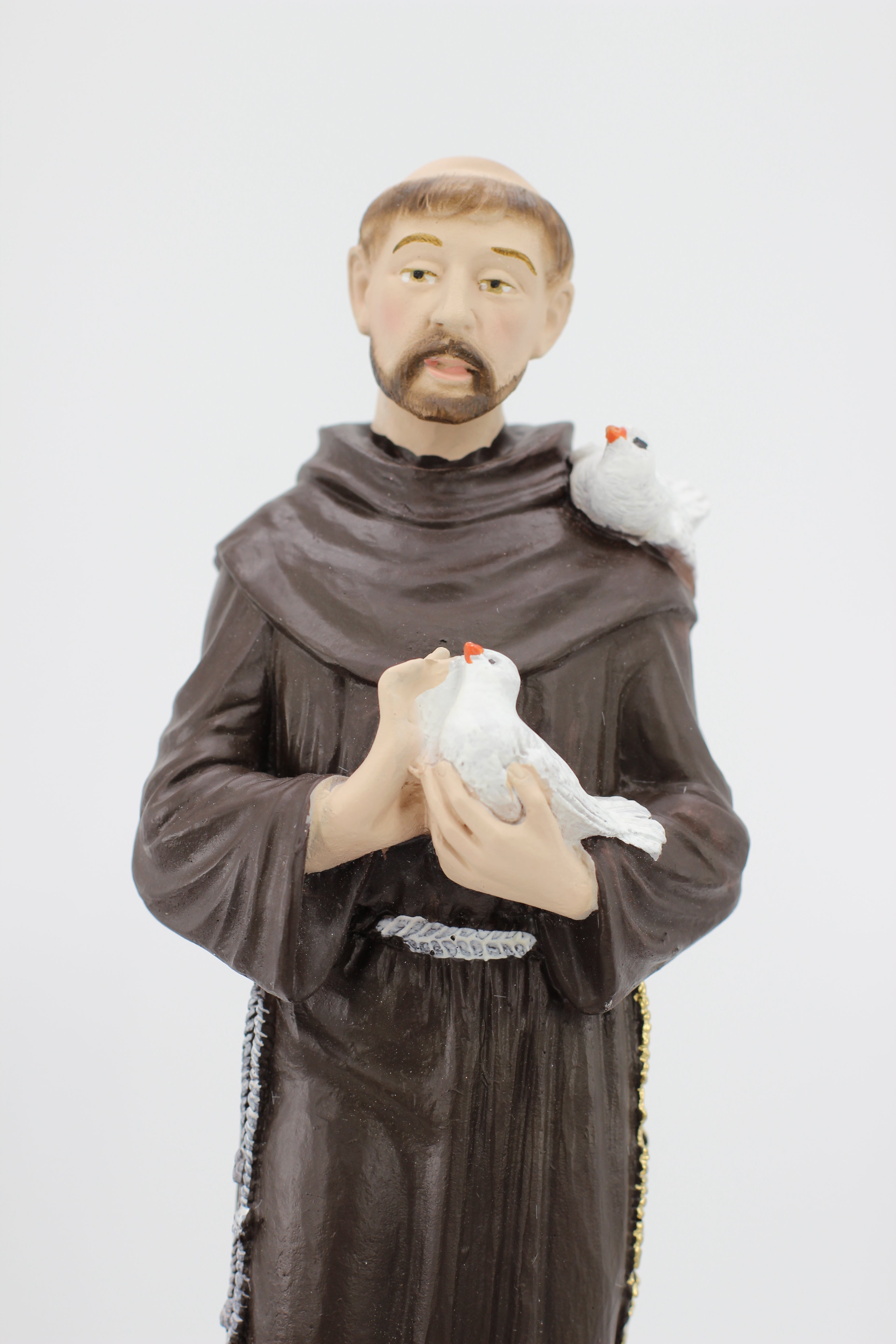 The Faith Gift Shop Saint Francis of Assisi statue - Hand Painted in Italy - Our Tuscany Collection - Estatua de San Francisco de Asis