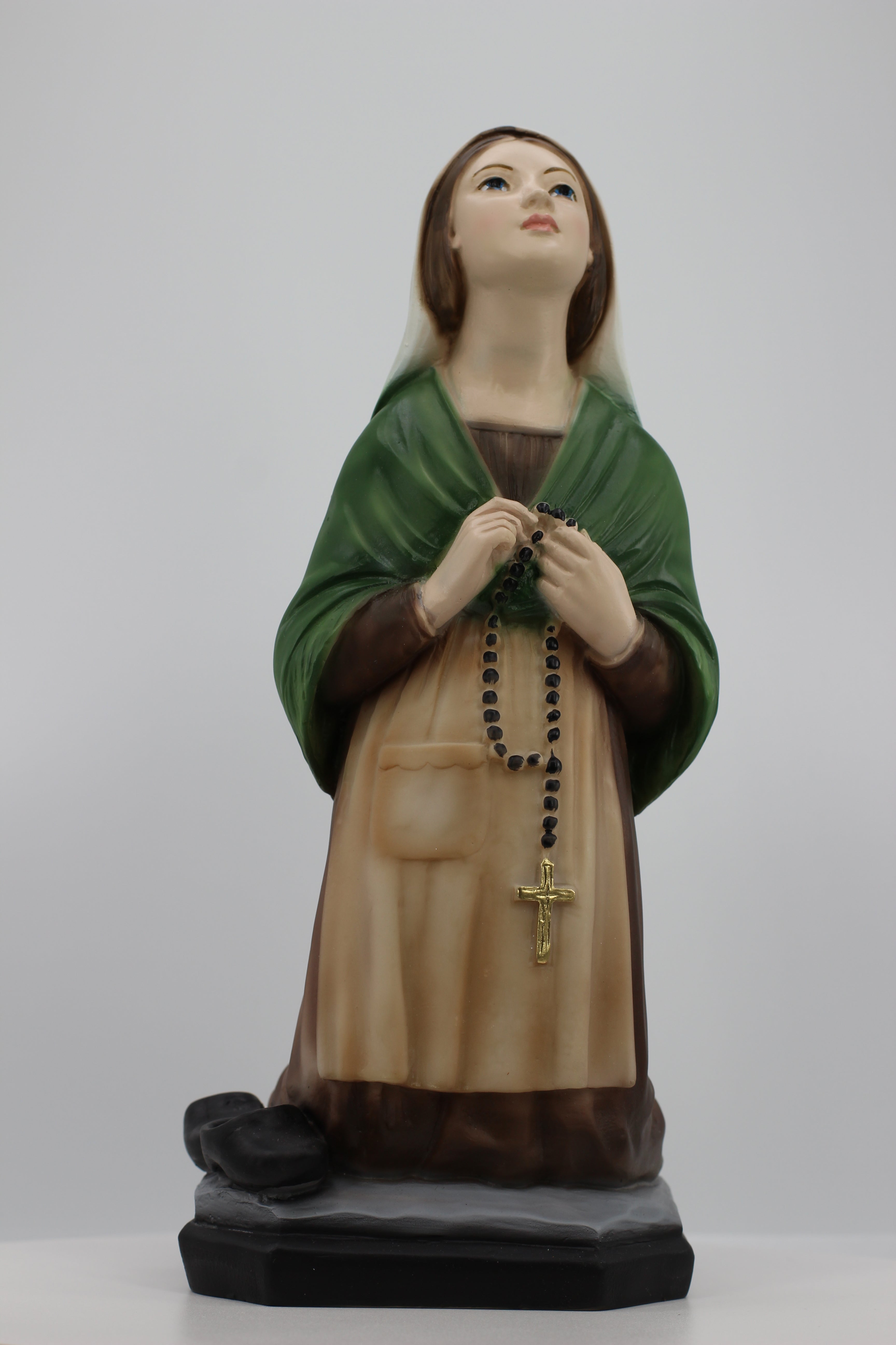 Statue Virgen And Child Chalkware from Ysleta Mission Gift Shop