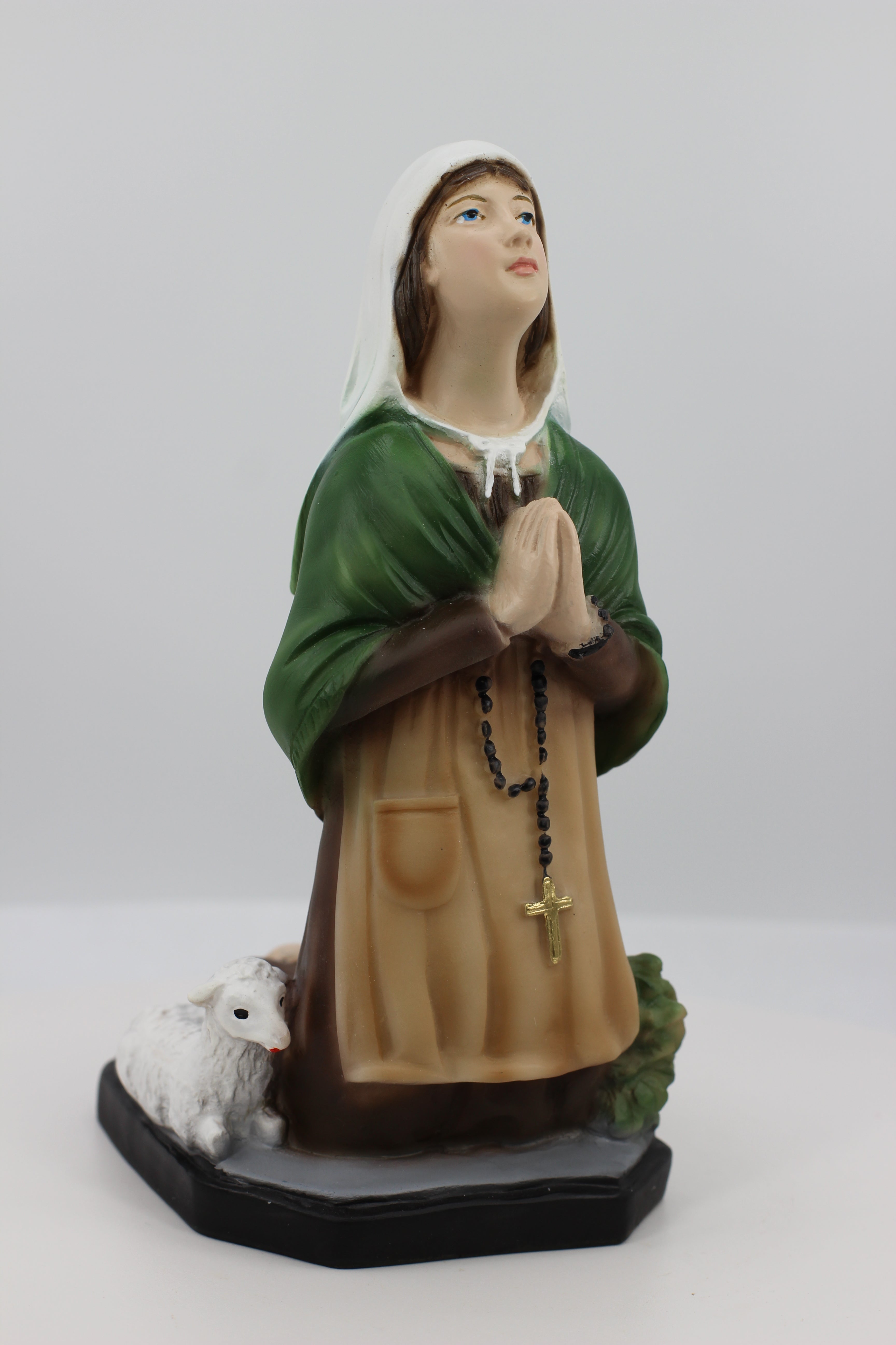 The Faith Gift Saint Shop Bernadette of Lourdes statue - Hand Painted in Italy - Our Tuscany Collection -Estatua de Santa Bernardita