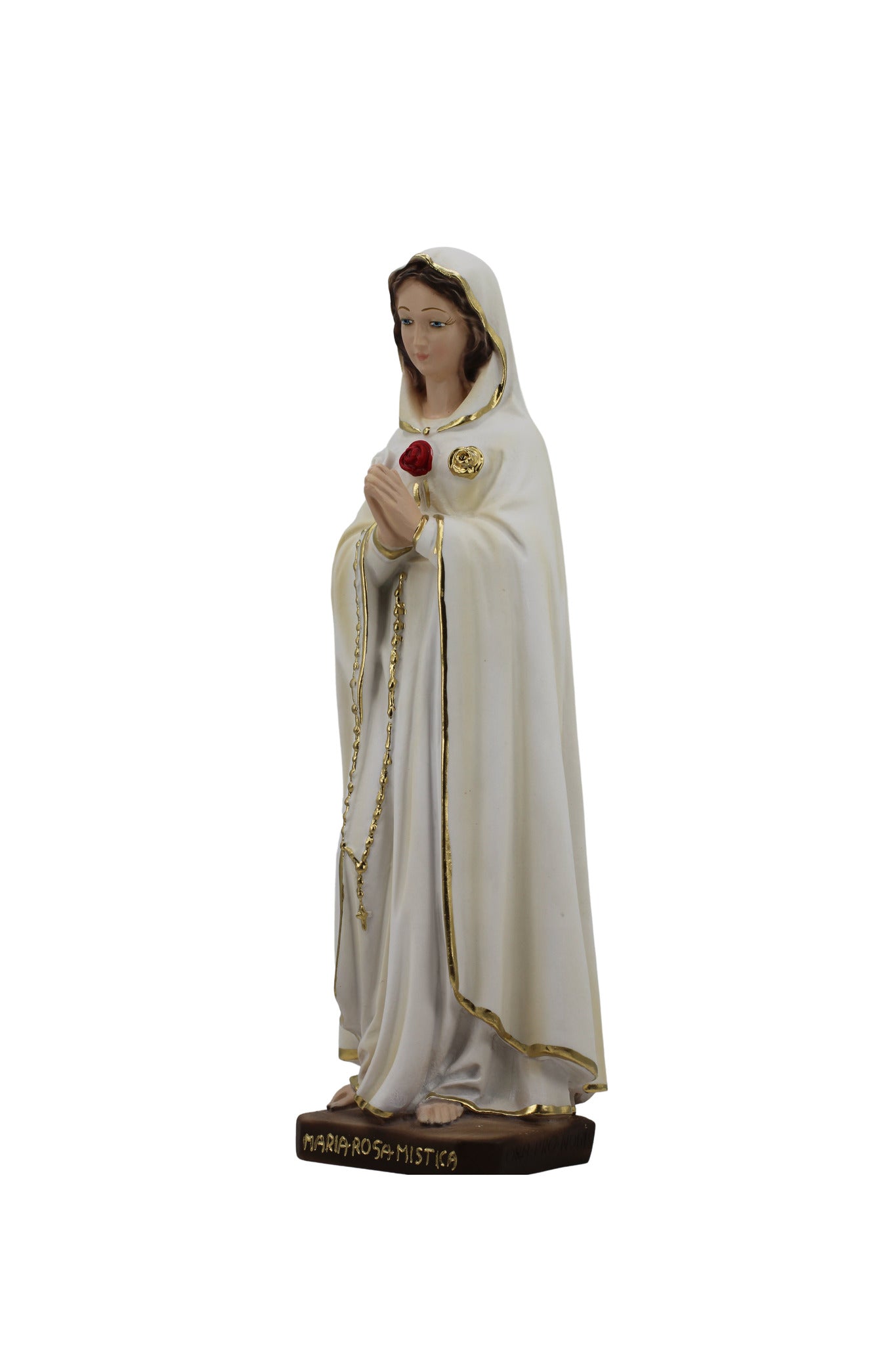 The Faith Gift Shop Mystic Rose Virgin Mary Hand Painted in Italy - Our  Tuscany Collection - Virgen Maria Rosa Mistica