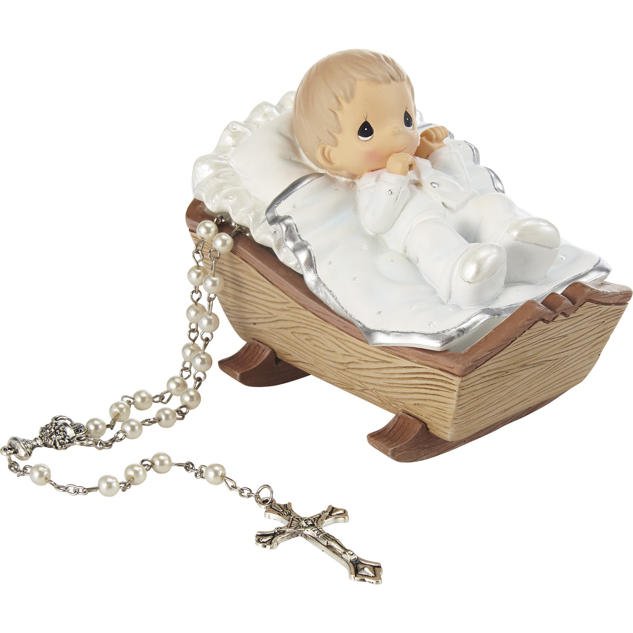 Cradled In His Love Rosary Box with Rosary