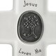 Jesus Loves Me Medallion Cross