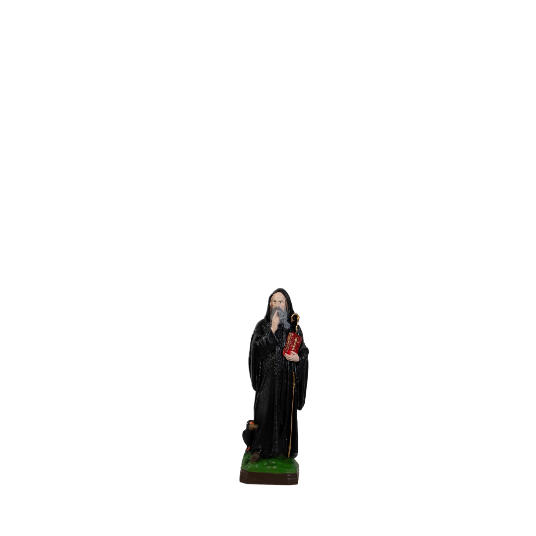 The Faith Gift Shop Saint Benedict statue - Hand Painted in Italy - Our Tuscany Collection - Estatua de San Benito