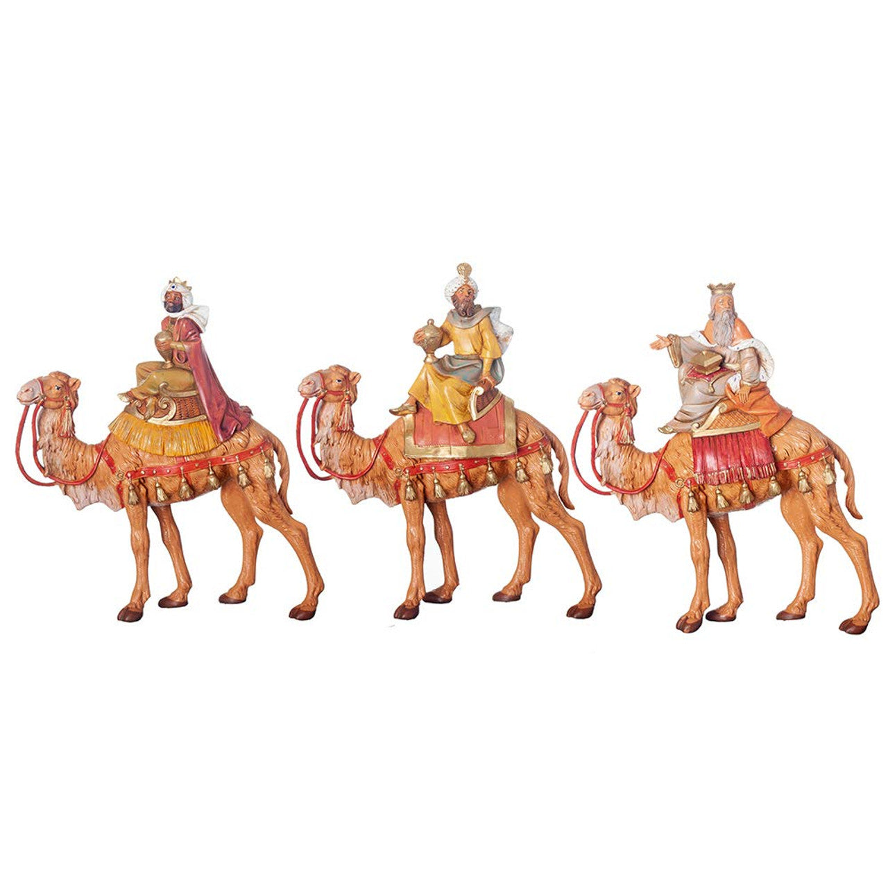 Fontanni  Three Kings on Camels Set