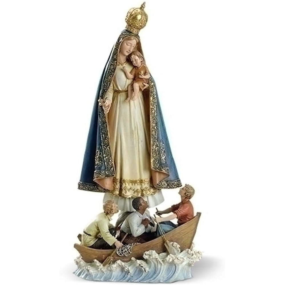 13"Caridad Del Cobre Virgin Mother Renaissance Statue.