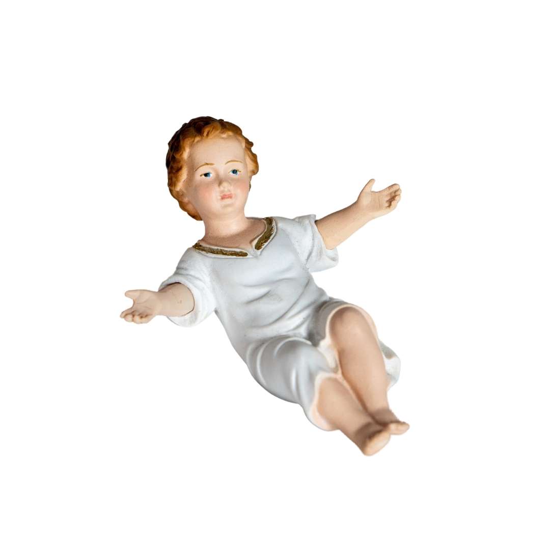 Christian Apparel for Believers. Child Jesus Almohada infantil Jesús con  pequeños ángeles, 18.0 x 18.0 in, multicolor