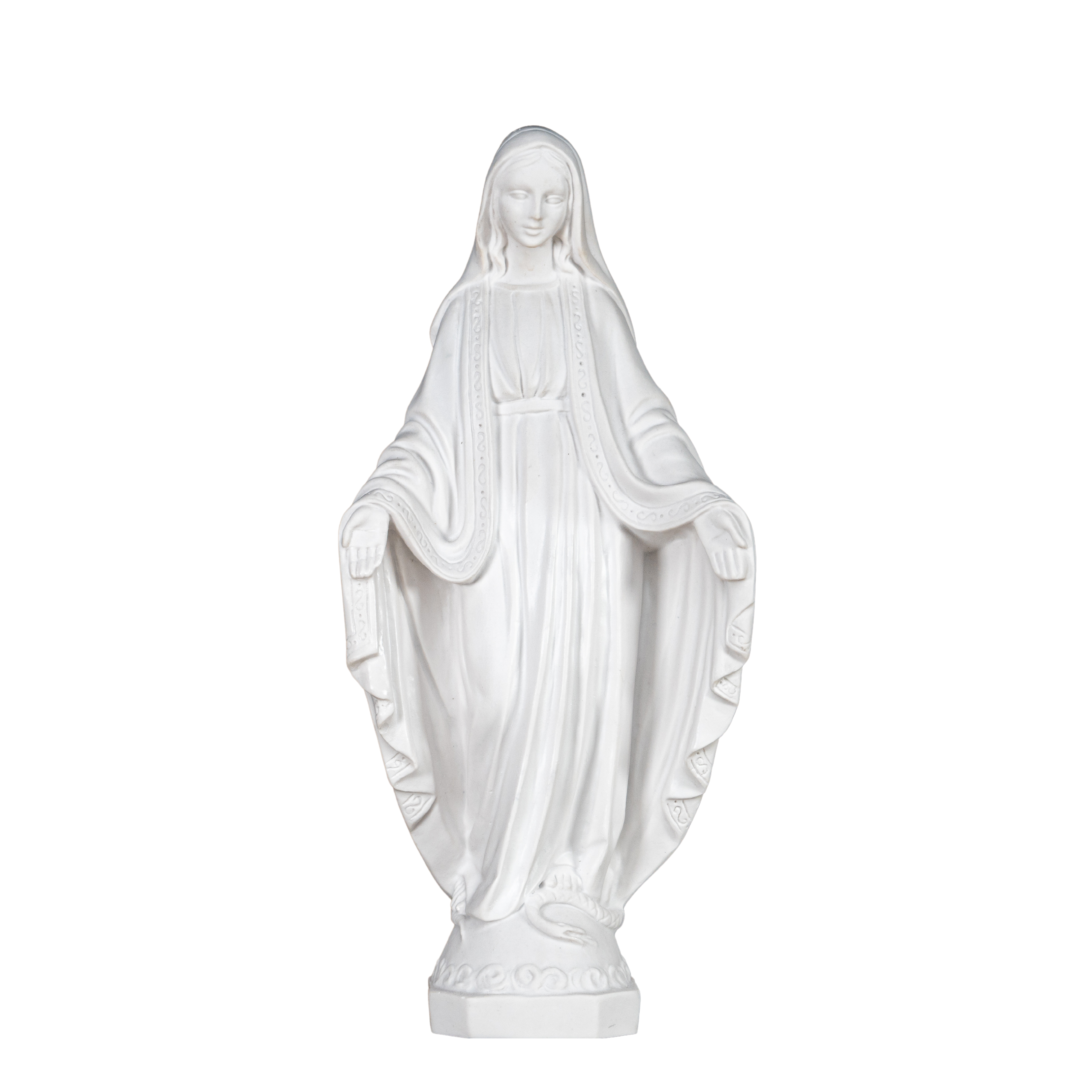 Our Lady of Grace - Miraculous Mary All White  / Virgen La Milagrosa Blanca