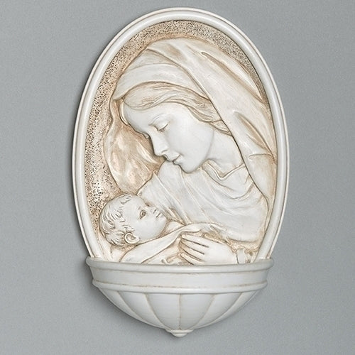 Joseph's Studio by Roman - Madonna and Child Holy Water Font