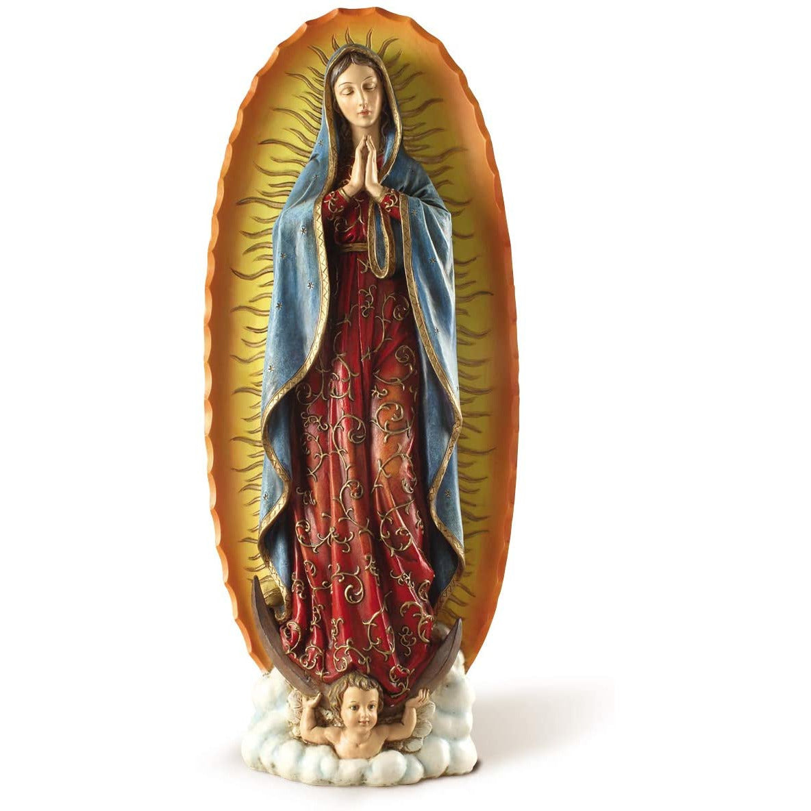 Joseph's Studio by Roman - Our Lady of Guadalupe Figure on Base, 10" Scale