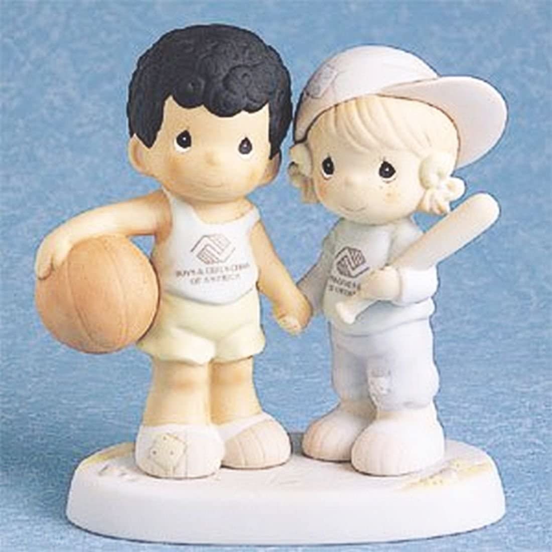 Precious Moments "Shoot Fot the Stars You'll Never Strike Out" figurines