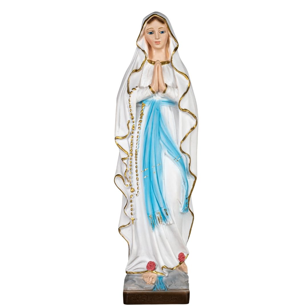 The Faith Gift Shop Our Lady of Lourdes- Hand Painted in Italy - Our Tuscany Collection -  Nuestra Senora de Lourdes