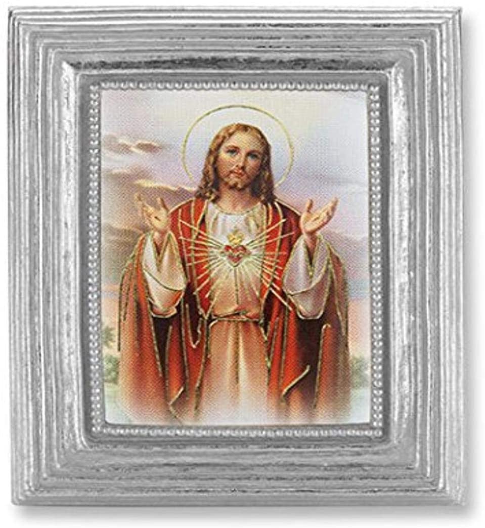 WJ Hirten 450S-105 Sacred Heart of Jesus Stamped