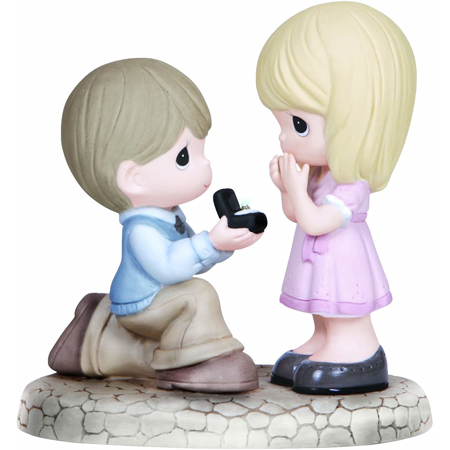 Precious Moments, Will You Marry Me?, Bisque Porcelain Figurine, 133022