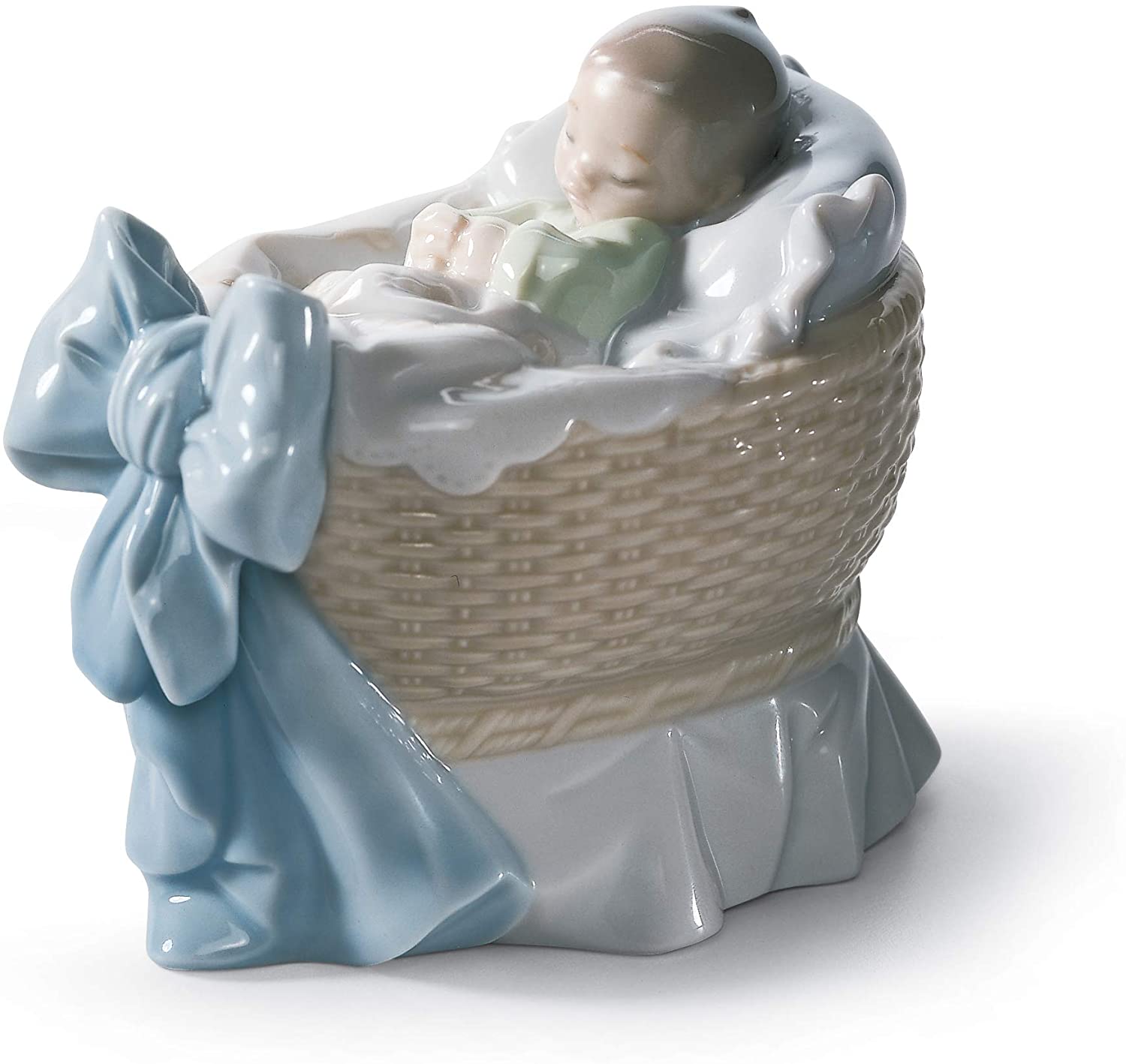 LLADRÓ A New Treasure Boy Figurine. Porcelain Baby Figure.