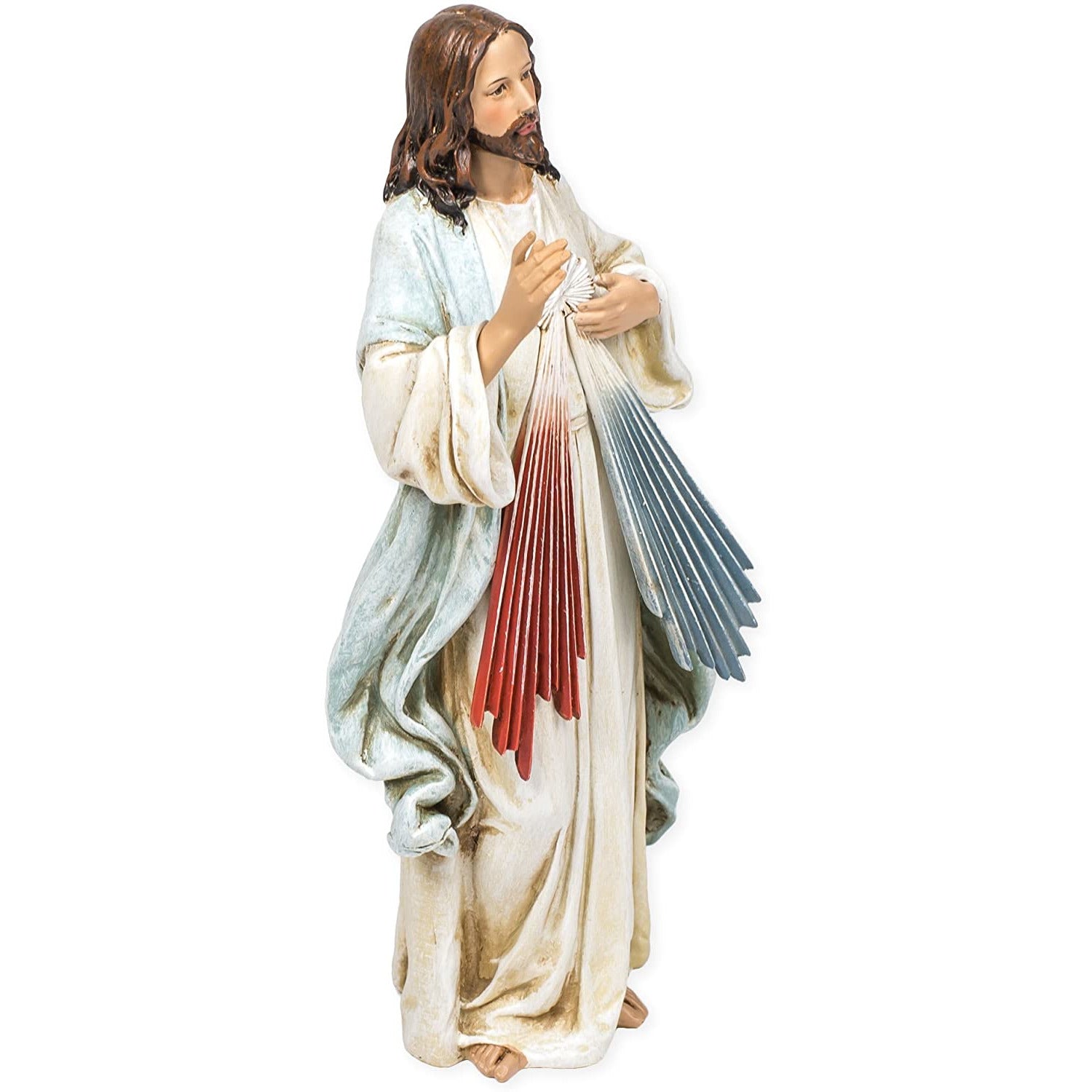 Jesus Christ Divine Mercy Renaissance Collection 9.5 Inch Resin Stone Statue Figurine
