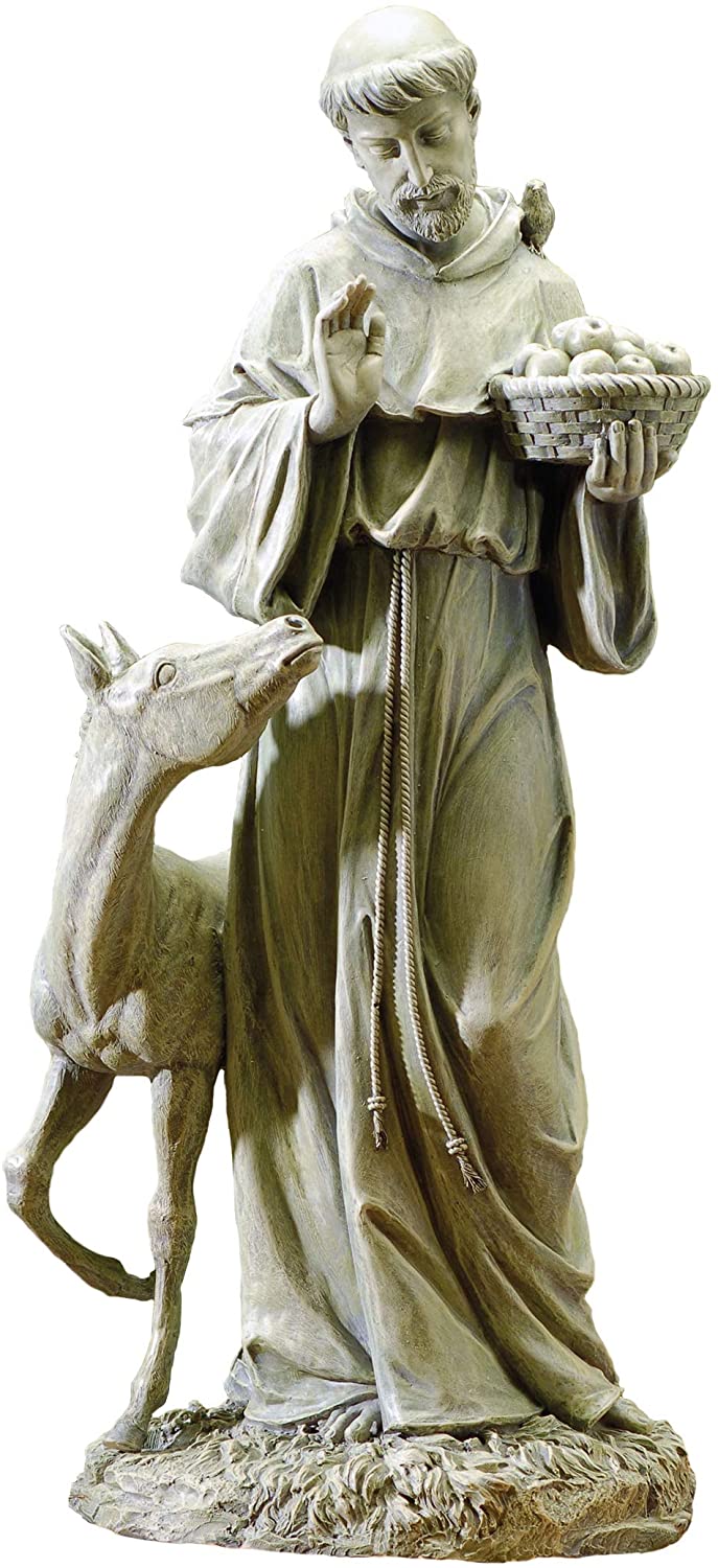 Joseph's Studio by Roman - St. Francis Statue, 25.5H, Garden Collection