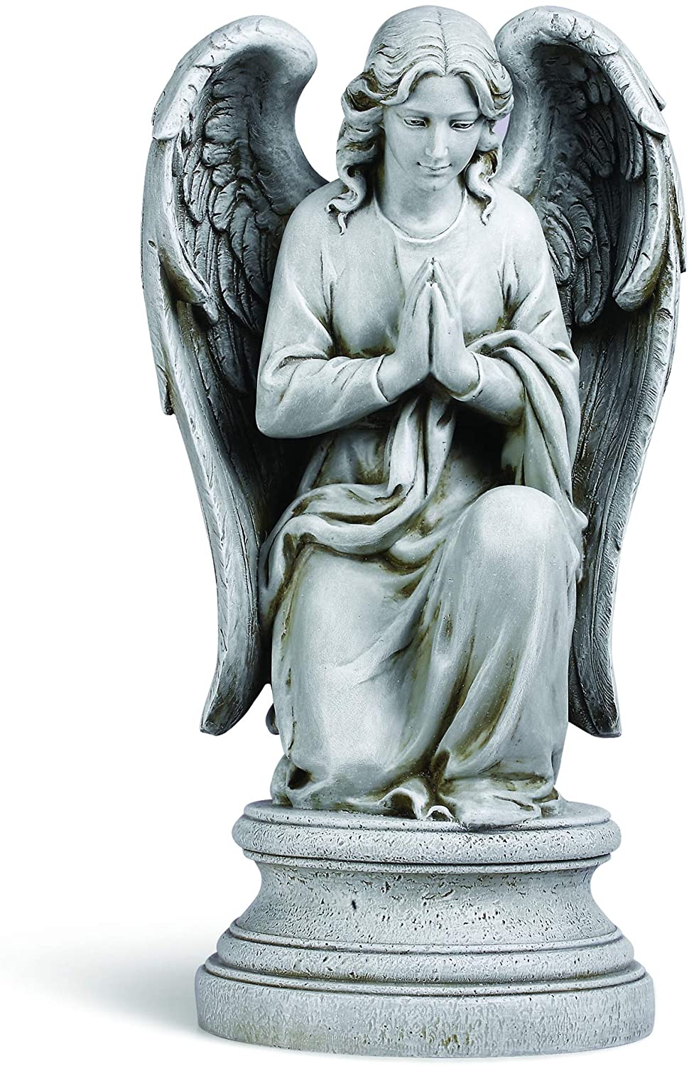 Joseph's Studio by Roman - Praying Angel Statue, 17.75" H, Garden Collection