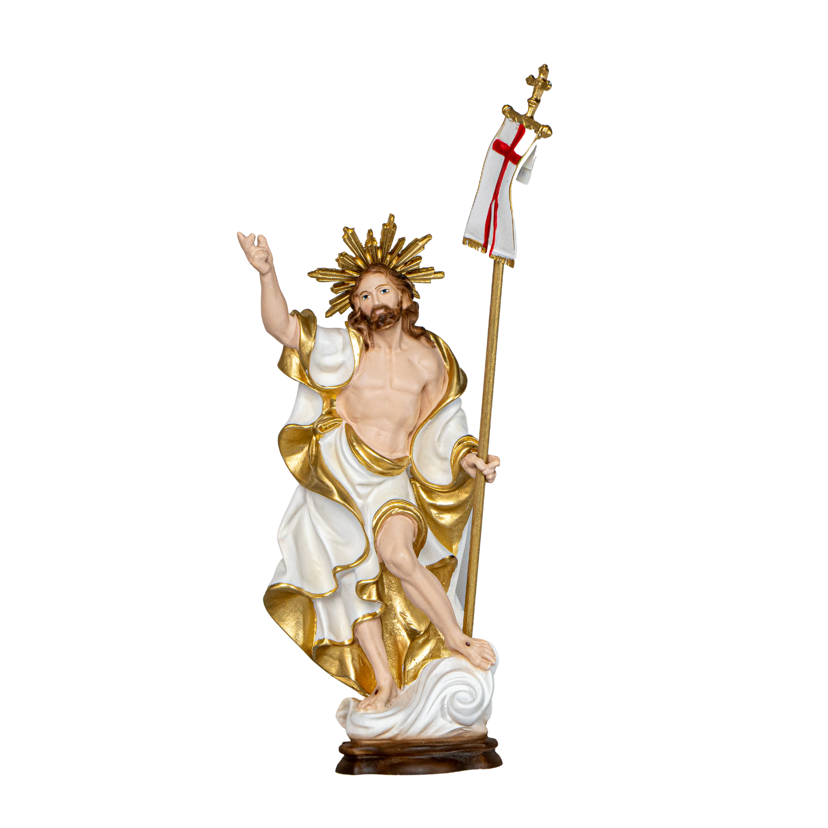 The Faith Gift Shop Risen Christ estatue - Hand Painted in Italy - Our Tuscany Collection -/Cristo Resucitado