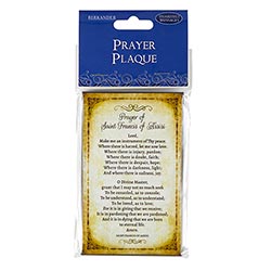 Saint Francis Prayer Plaque