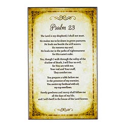 The Lord Is My Shepherd Plaque