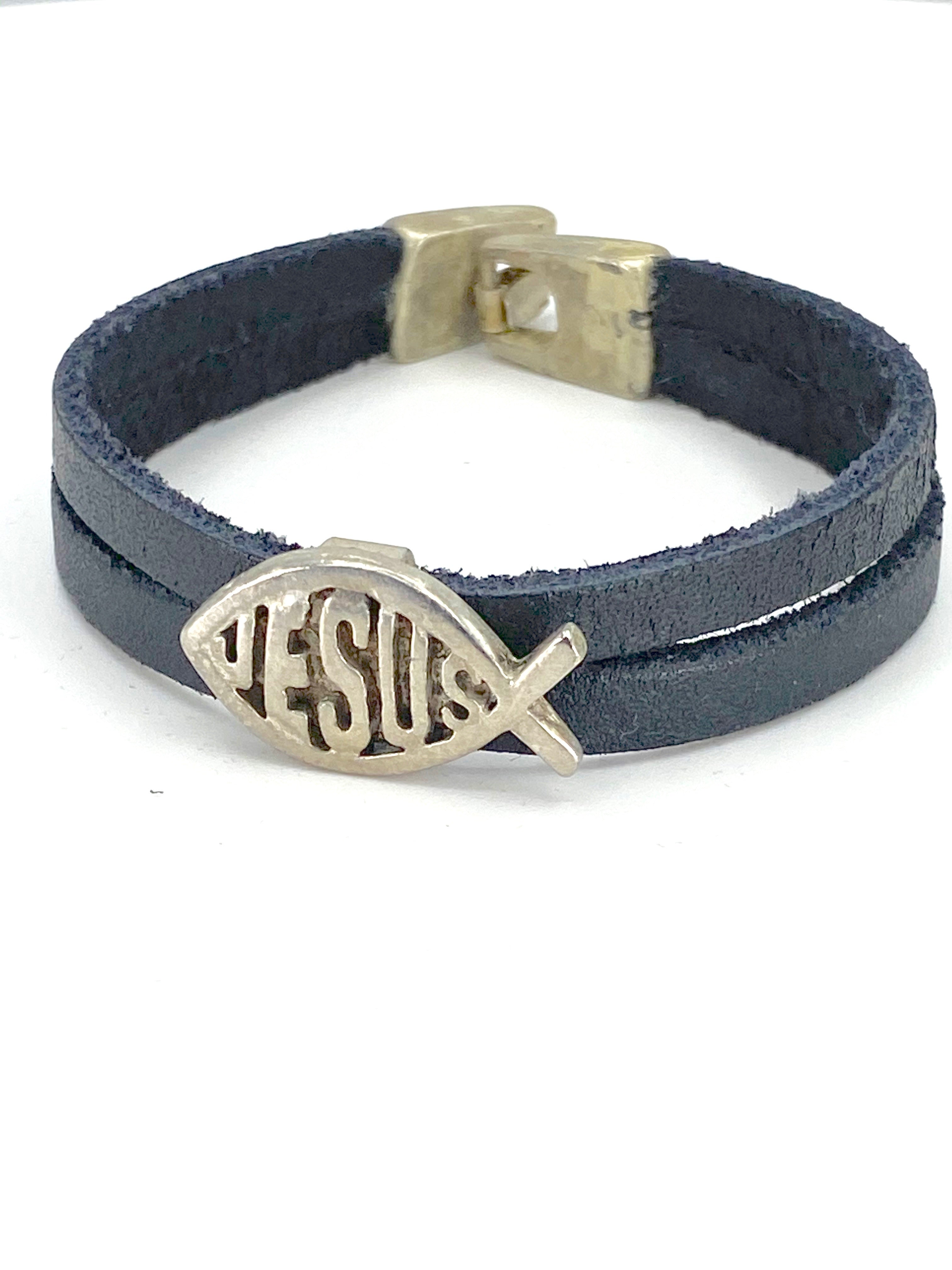 Vintage Jesus bracelet handmade jewelry by Graciela's Collection