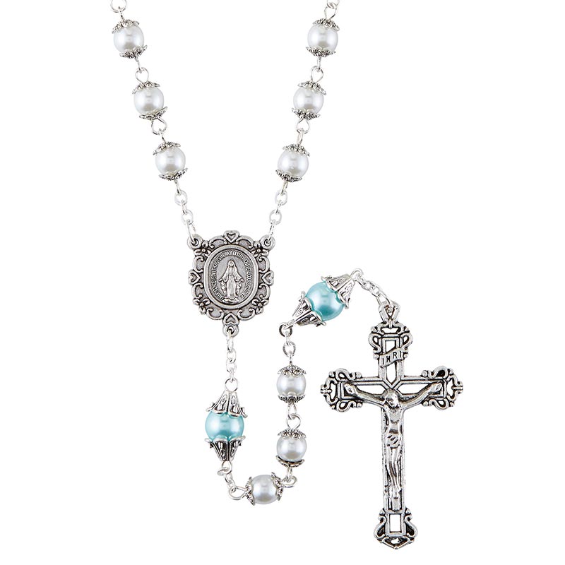 Something Blue Bridal Rosary