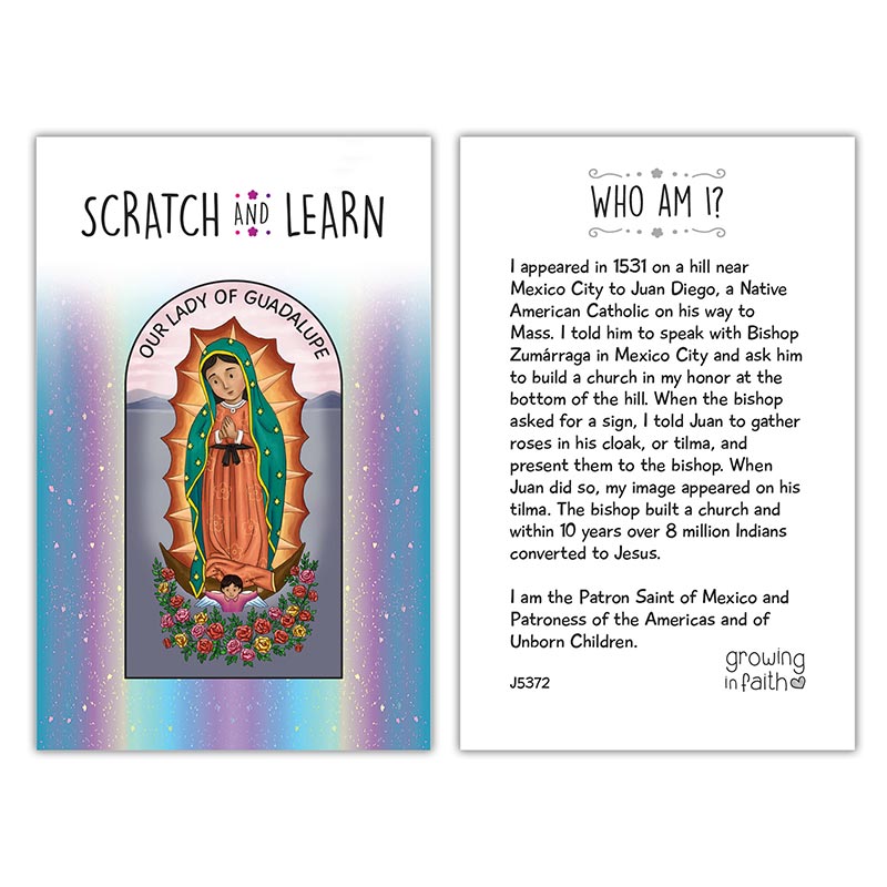 Scratch & Learn Card - Madonna