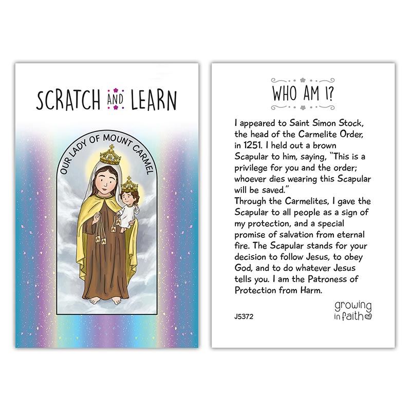 Scratch & Learn Card - Madonna