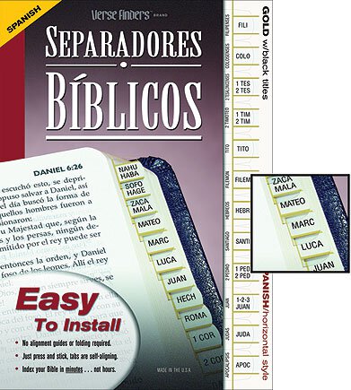 Standard Verse Finder Tabs - Spanish Version