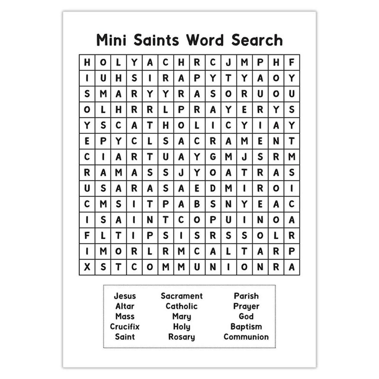 my-mini-saints-activity-book for Free Printable Communion Word Search My Mini Saints Activity Book for Free Printable Communion Word Search